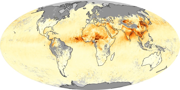 Global Map Aerosol Optical Depth Image 189