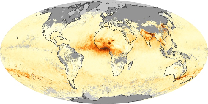 Global Map Aerosol Optical Depth Image 163