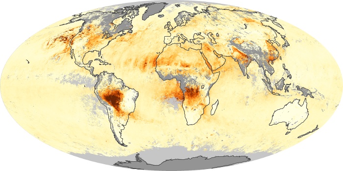 Global Map Aerosol Optical Depth Image 171