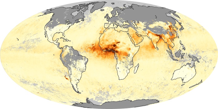 Global Map Aerosol Optical Depth Image 248