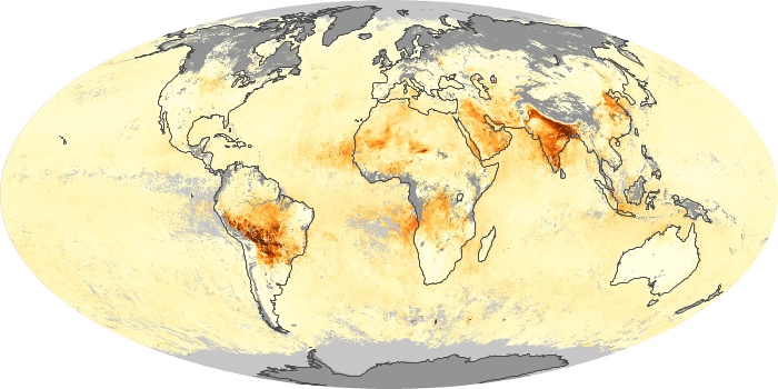 Global Map Aerosol Optical Depth Image 296