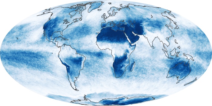 Global Map Cloud Fraction Image 5