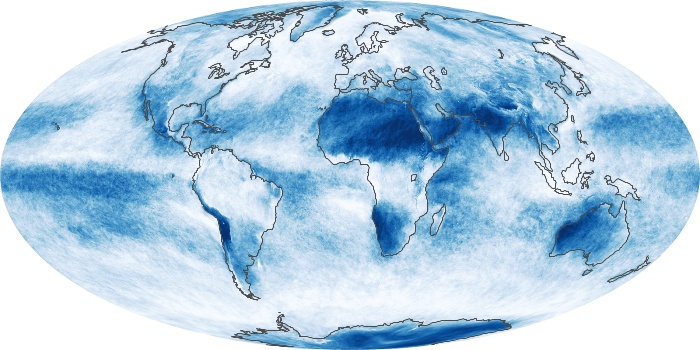 Global Map Cloud Fraction Image 10