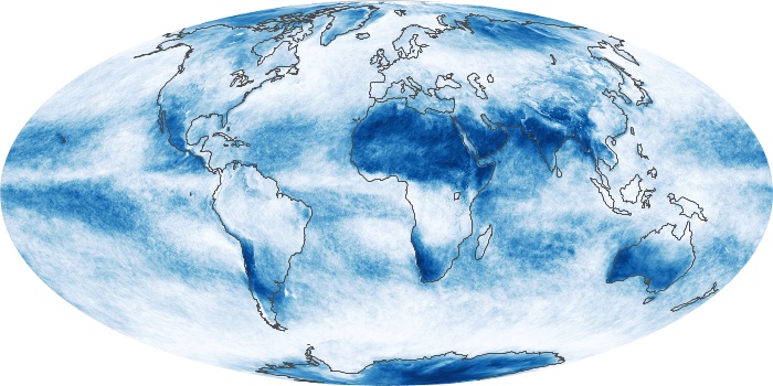 Global Map Cloud Fraction Image 11