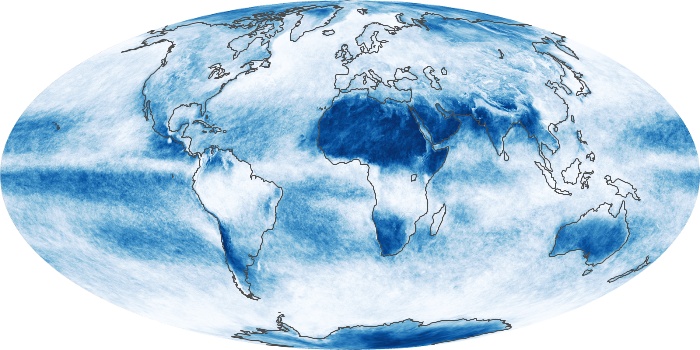 Global Map Cloud Fraction Image 12