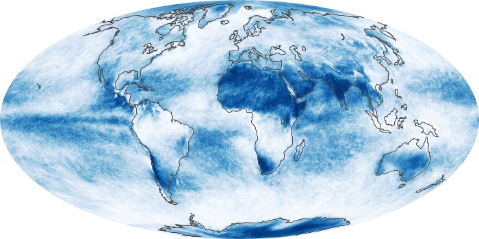 Global Map Cloud Fraction Image 13