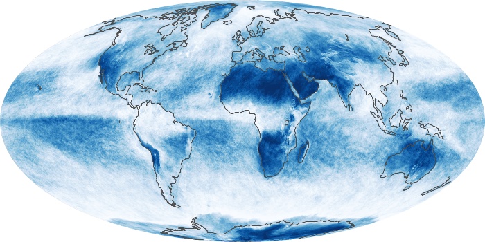 Global Map Cloud Fraction Image 15