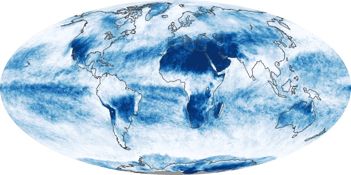 Global Map Cloud Fraction Image 16