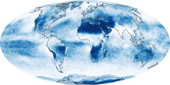 Global Map Cloud Fraction Image 17