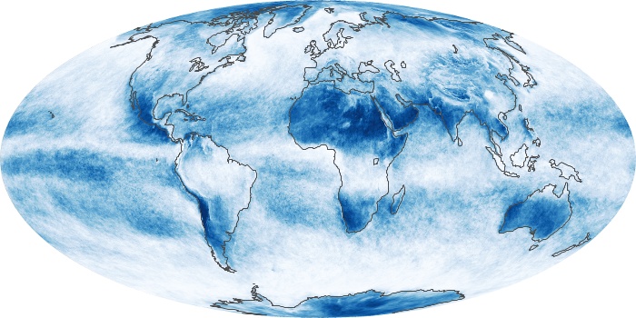 Global Map Cloud Fraction Image 23