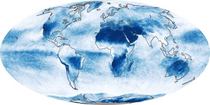 Global Map Cloud Fraction Image 1