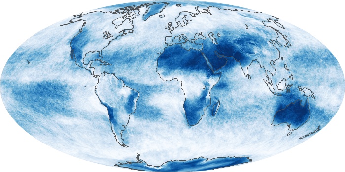 Global Map Cloud Fraction Image 32