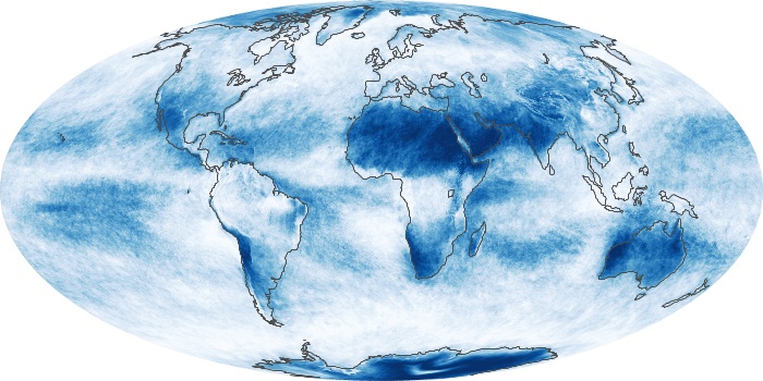 Global Map Cloud Fraction Image 5