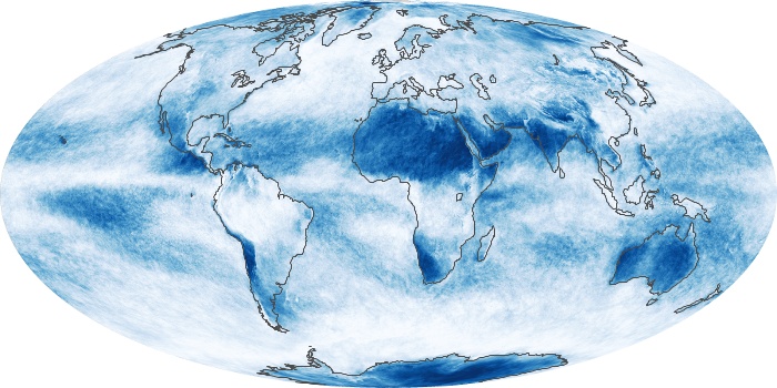 Global Map Cloud Fraction Image 7