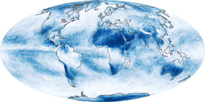 Global Map Cloud Fraction Image 36