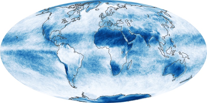 Global Map Cloud Fraction Image 9