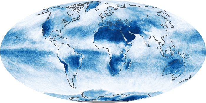 Global Map Cloud Fraction Image 41