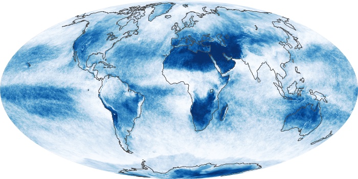 Global Map Cloud Fraction Image 42