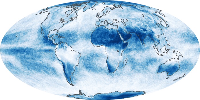 Global Map Cloud Fraction Image 48