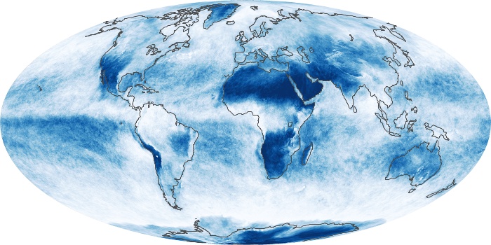 Global Map Cloud Fraction Image 23