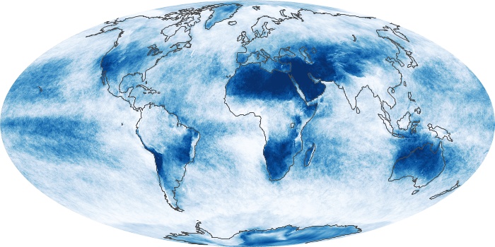 Global Map Cloud Fraction Image 28