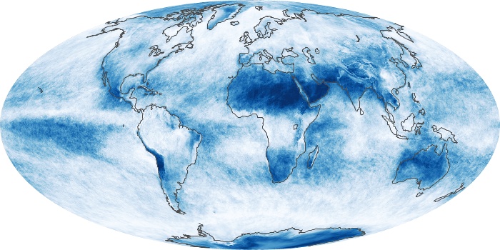 Global Map Cloud Fraction Image 30