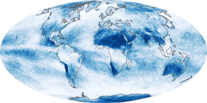 Global Map Cloud Fraction Image 58