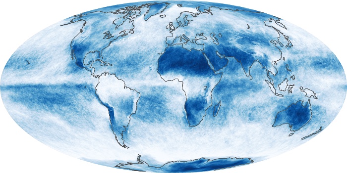 Global Map Cloud Fraction Image 4