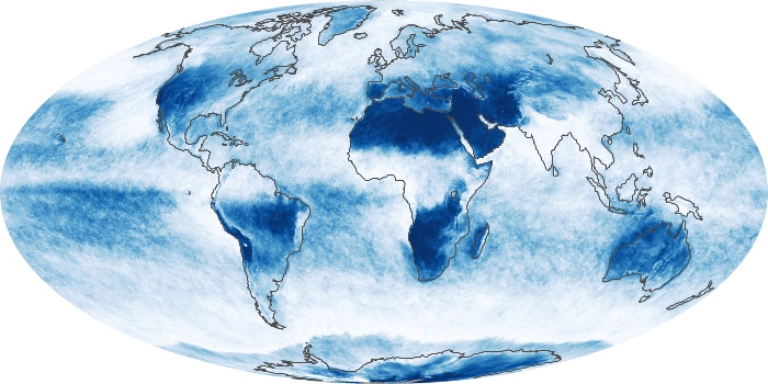 Global Map Cloud Fraction Image 38