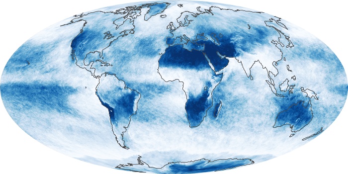 Global Map Cloud Fraction Image 8