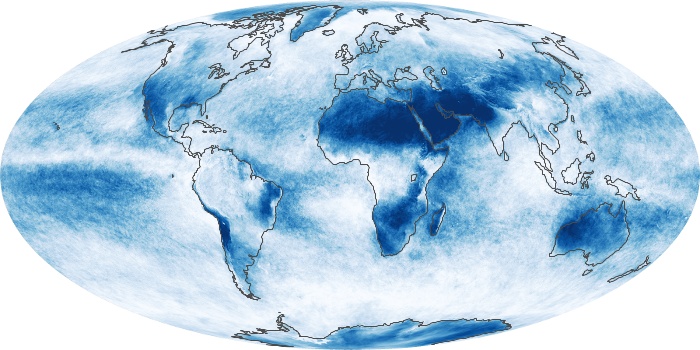 Global Map Cloud Fraction Image 41