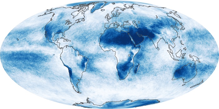 Global Map Cloud Fraction Image 68