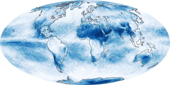 Global Map Cloud Fraction Image 72