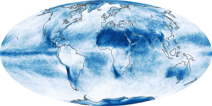 Global Map Cloud Fraction Image 73