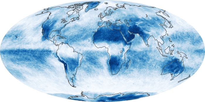 Global Map Cloud Fraction Image 48