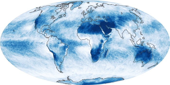 Global Map Cloud Fraction Image 52