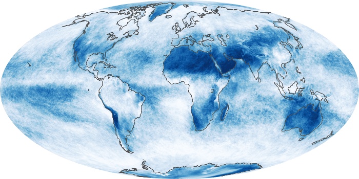 Global Map Cloud Fraction Image 4