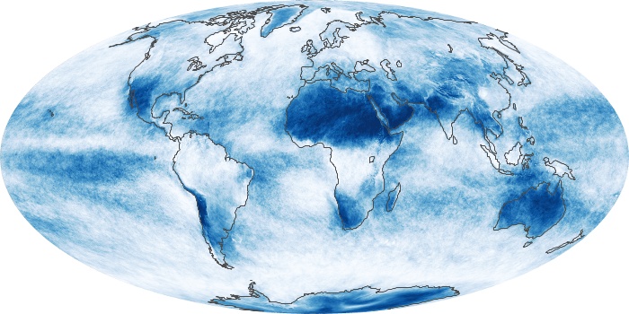 Global Map Cloud Fraction Image 5