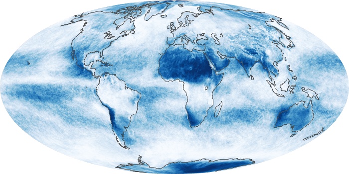 earth map clouds