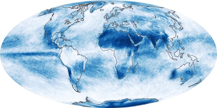 Global Map Cloud Fraction Image 9