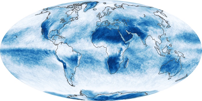 Global Map Cloud Fraction Image 88