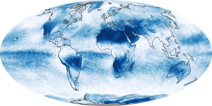 Global Map Cloud Fraction Image 30