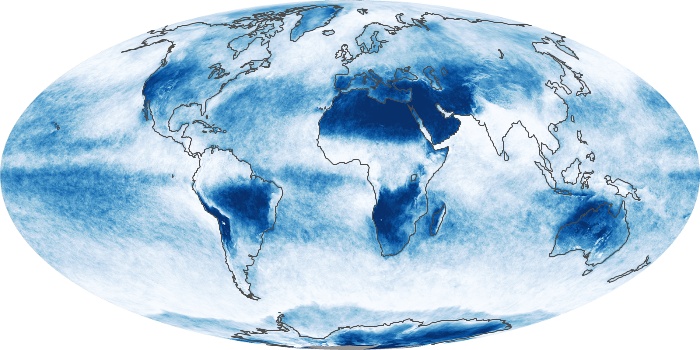 Global Map Cloud Fraction Image 25