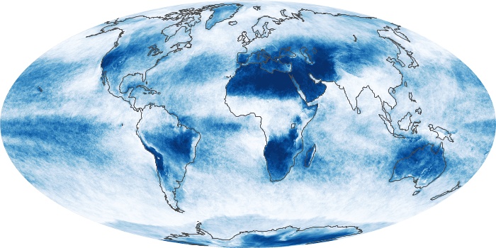 Global Map Cloud Fraction Image 74