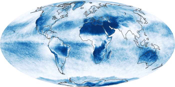 Global Map Cloud Fraction Image 113