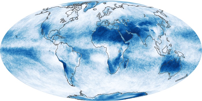 Global Map Cloud Fraction Image 117