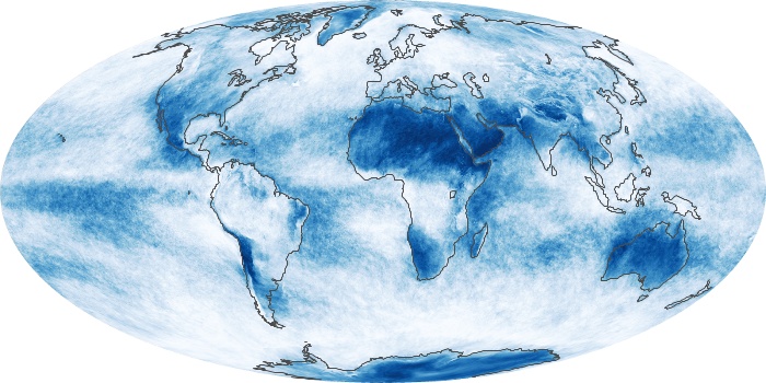 Global Map Cloud Fraction Image 117