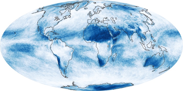 Global Map Cloud Fraction Image 119