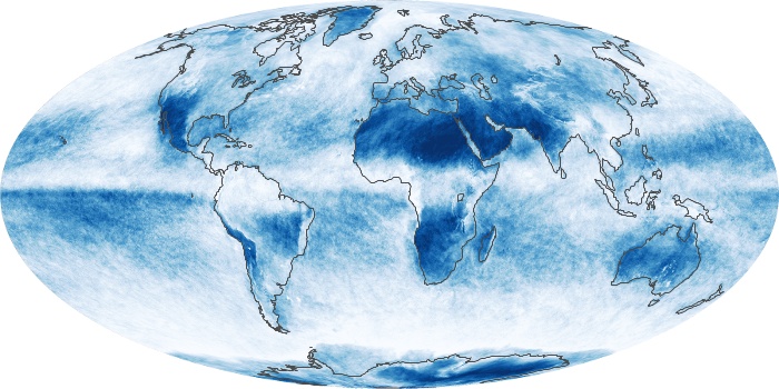 Global Map Cloud Fraction Image 65