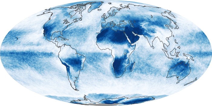 Global Map Cloud Fraction Image 96